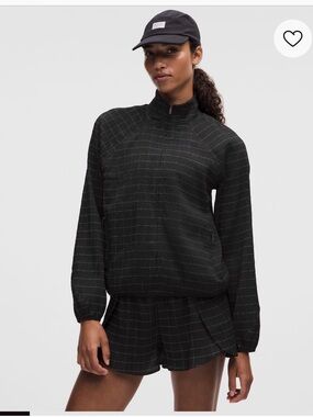 lululemon Adapted State Textured Jacket with reflective gird.